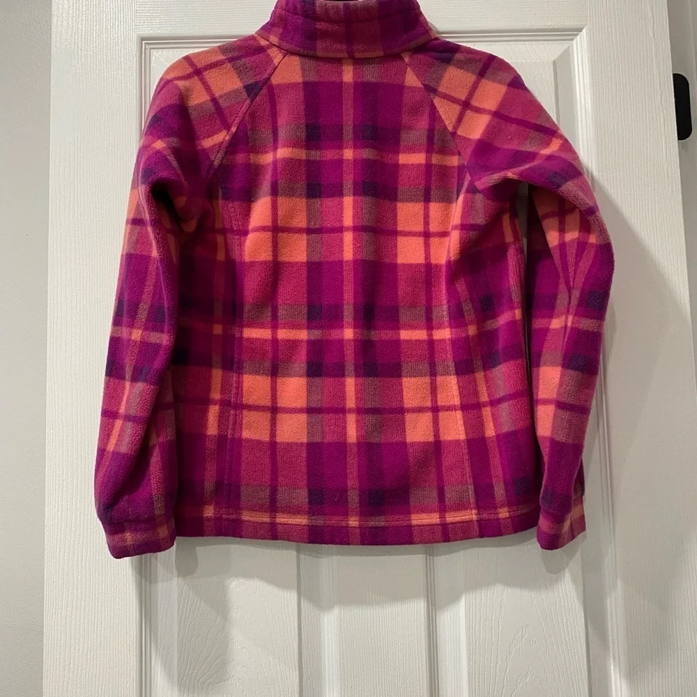 Columbia Vibrant Pink and Orange Fleece Jacket